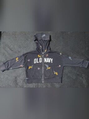 Old Navy Toddler Hoodie Size XS (5) Zippered long sleeve